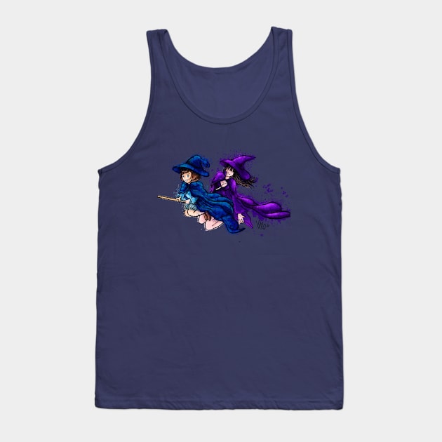 Hallowitches Tank Top by SkloIlustrator